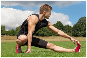 stretching